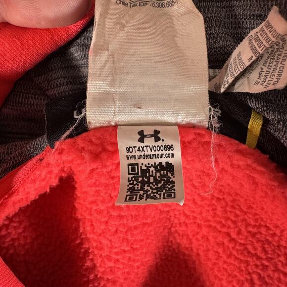 Under Armour Hoodie Medium ColdGear Fleece Big Logo Pullover 1273628 Athleisure - Picture 10 of 13